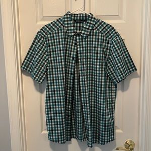 Mens Arcteryx short sleeve button down.